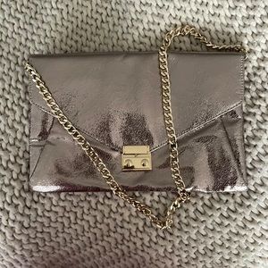 Express Metallic Shoulder Bag